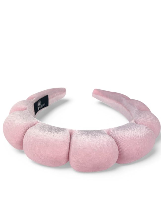 Cerchietto Skincare in velluto (Rosa)